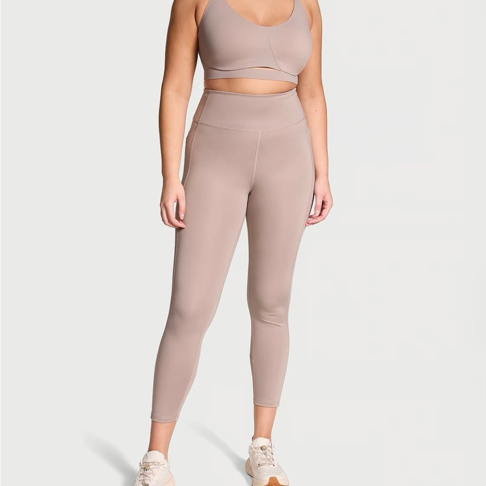New Victoria's Secret VSX Essential High Rise Pocket Leggings Medium - Picture 4 of 5